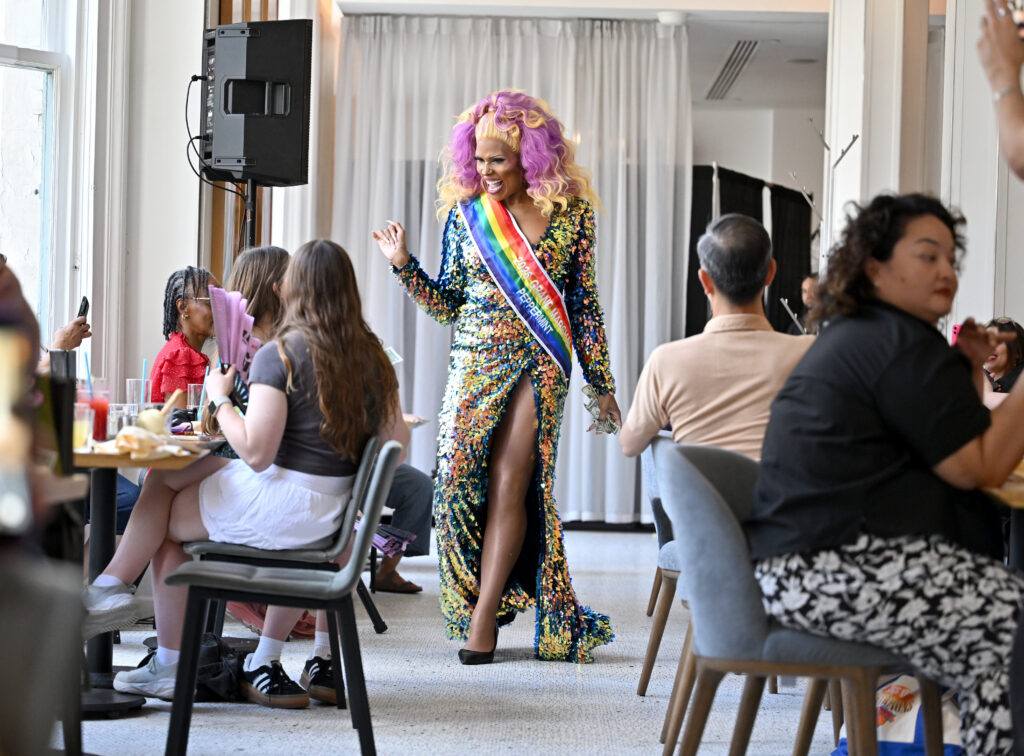 NEW YORK, NEW YORK - JUNE 20: Peppermint attends Survival of the Thickest x NYC Pride Drag Brunch on June 20, 2026 in New York City. (Photo by Roy Rochlin/Getty Images for Netflix)