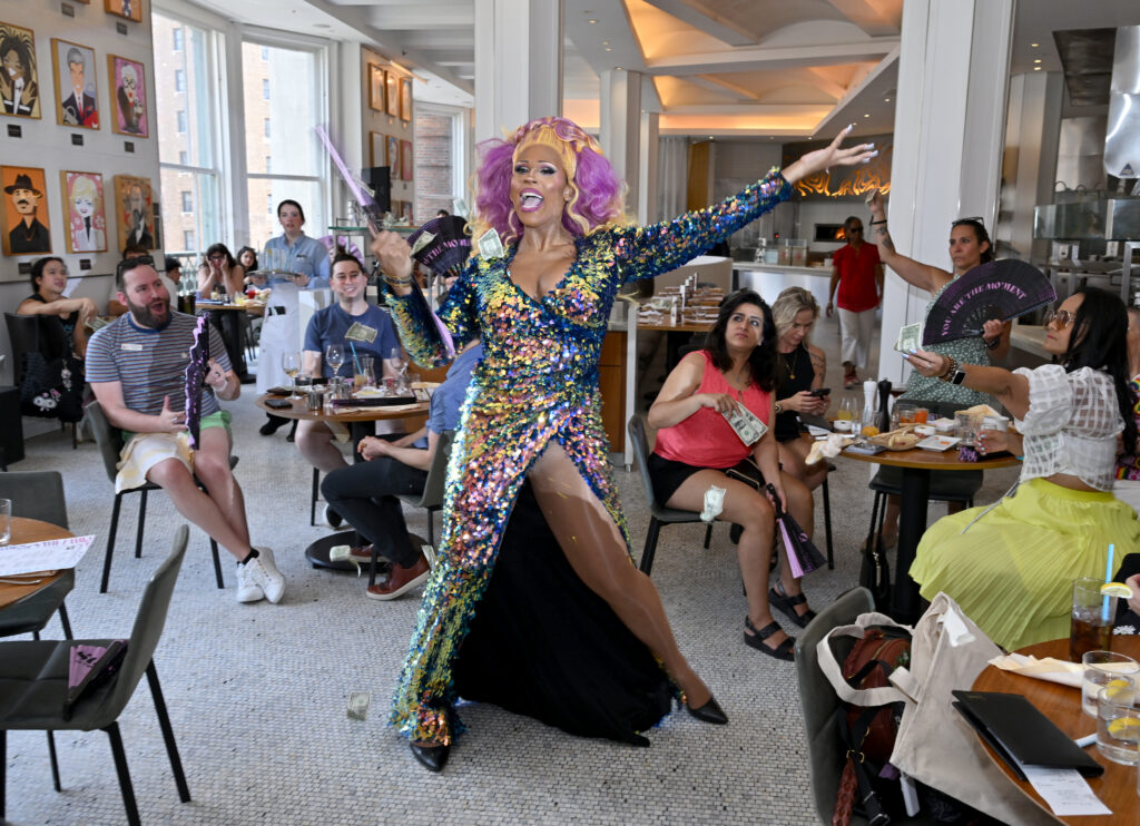 NEW YORK, NEW YORK - JUNE 20: Peppermint attends Survival of the Thickest x NYC Pride Drag Brunch on June 20, 2026 in New York City. (Photo by Roy Rochlin/Getty Images for Netflix)