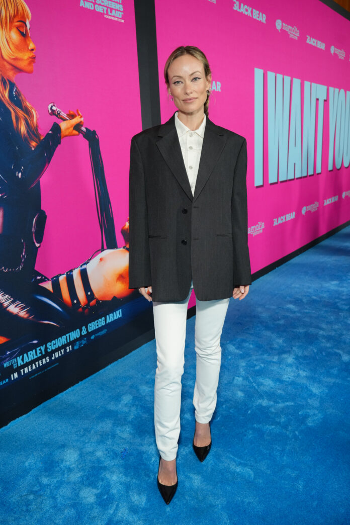 Olivia Wilde attends the I Want Your Sex LA Special Screening at DGA Theater on Tuesday, July 28, 2026 in Los Angeles.