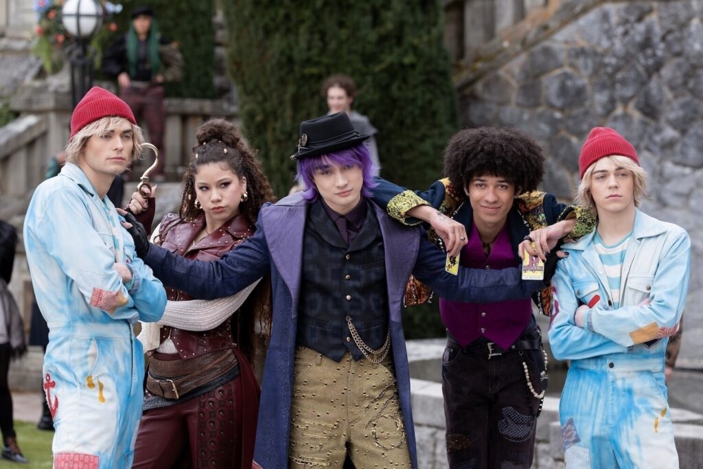 DESCENDANTS: WICKED WONDERLAND - (Disney/David Astorga) RYAN MCEWEN, KIARA ROMERO, BRENDON TREMBLAY, ZAVIEN GARRETT, DAYTON PARADIS
