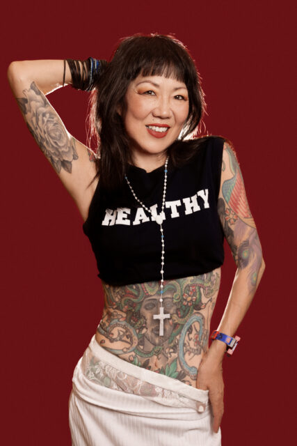Margaret Cho recreates Madonna’s iconic 1985 People cover shoot, discusses her inspiration, and teases new tour and film projects with Olivia Wilde and Charli XCX.
