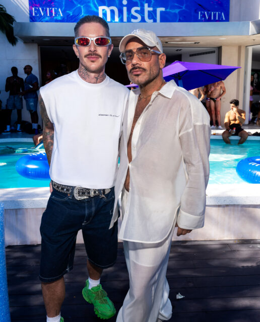 EVITA and MISTR took over a Hollywood Hills mansion for an end-of-summer pool party packed with house tracks, drag numbers, and vital PrEP awareness.