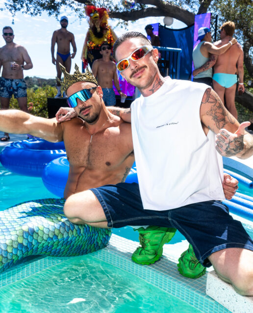EVITA and MISTR took over a Hollywood Hills mansion for an end-of-summer pool party packed with house tracks, drag numbers, and vital PrEP awareness.