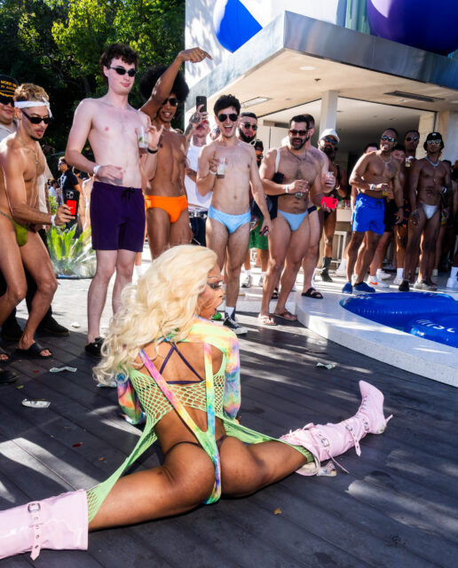 EVITA and MISTR took over a Hollywood Hills mansion for an end-of-summer pool party packed with house tracks, drag numbers, and vital PrEP awareness.