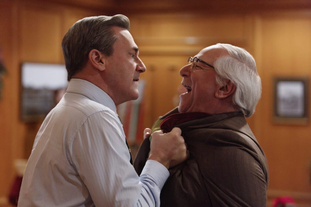 Jon Hamm as Fred Heckman, John Kapelos as Fred "Cookie" Heckman Sr.